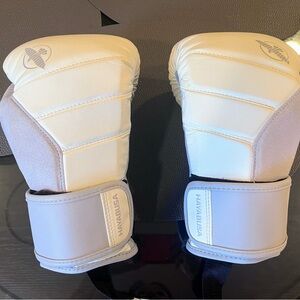 Hayabusa White Boxing Gloves Set